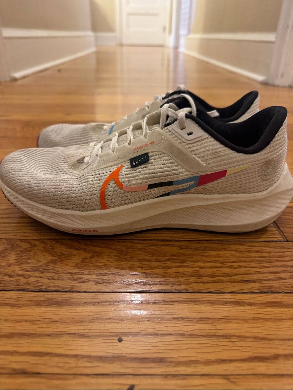 Nike Women’s Pegasus Running Shoes with Multicolor Swoosh